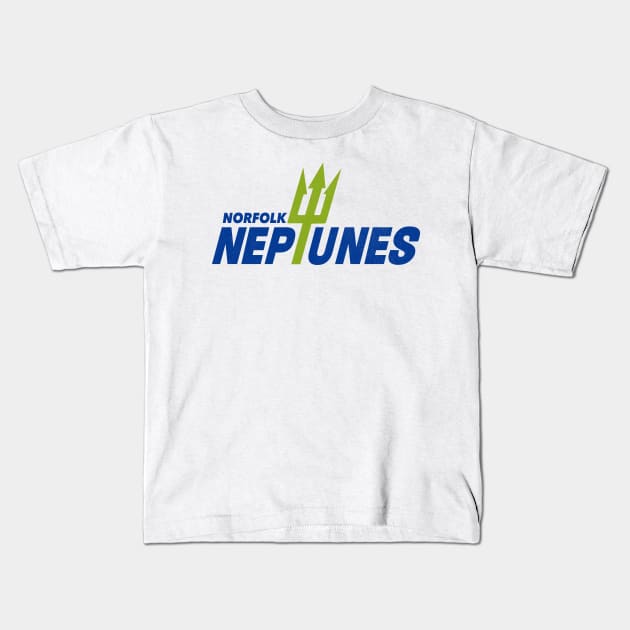 Defunct Norfolk Neptunes Football 1969 Kids T-Shirt by LocalZonly